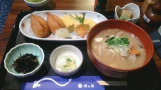 けんちん汁定食、浜田屋