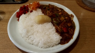 チキンカレー+野菜、タダカリー