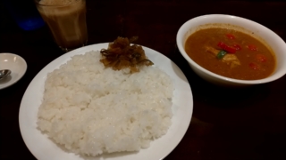 トマトチキンカレー、草枕