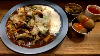 ハード野菜カレー、もうやんカレー