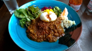 イノシシとレンズ豆のカレー、グッドラックカレー