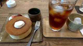 パンケーキセット、やまぼうし