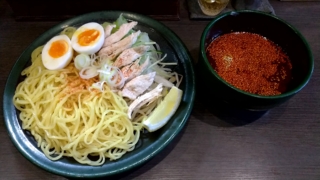 ササミつけ麺、麺屋求