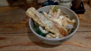 刻みネギうどん、ゆず屋製麺所