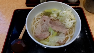 香味豚うどん、小諸そば