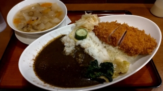 ロースカツカレー+チャプチャイ、ジーエス