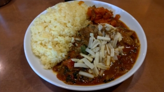 チキンカレー+野菜+チーズ、きんもち