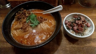 担々麺+海苔チャーシュー丼、しなてつ