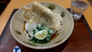 かしわ天ぶっかけうどん、伊予