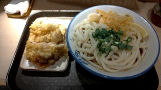 ジャンボ鶏天ぶっかけ、うどん038