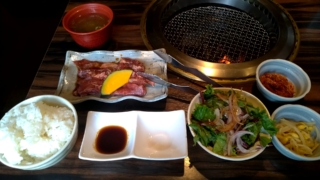 ハラミ焼肉定食、土古里