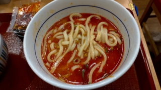 麻辣カレー担々うどん、なか卯