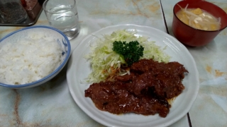 牛ハラミ焼肉定食、まるやま