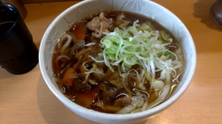 肉うどん、彩彩