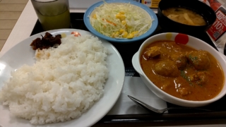 松屋のマッサマンカレー食べたレポート