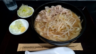 豚かけうどん+ネギ、うどん屋和