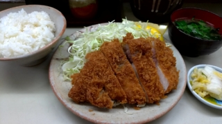 特上ロースかつ定食、とんかつ繁