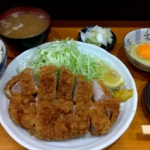 上ロースカツ定食、やまこし