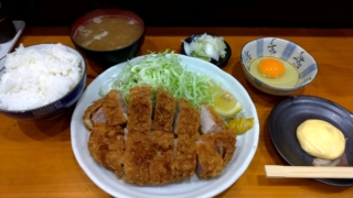 上ロースカツ定食、やまこし