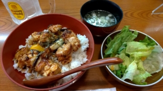 焼鳥丼、京