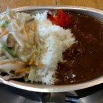 野菜あんかけ合盛りカレー、じげもん