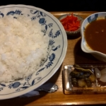 チキンカレー、茶豆