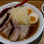 特製ラーメン+気まぐれ御飯、麺や七彩