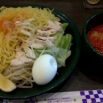 ササミつけめん+ゆで玉子、麺屋求