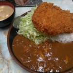 とんかつカレー+豚汁、まるやま