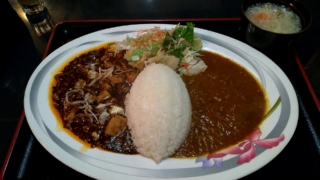 キーマカレー+麻婆豆腐、紫禁城