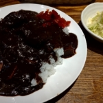 牛テールカレー+コールスロー、仙臺