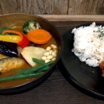侍ザンギとチキン1/2と野菜、Rojiura Curry SAMURAI