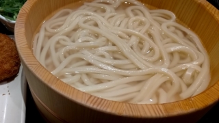 丸亀製麺　釜揚げうどん半額日